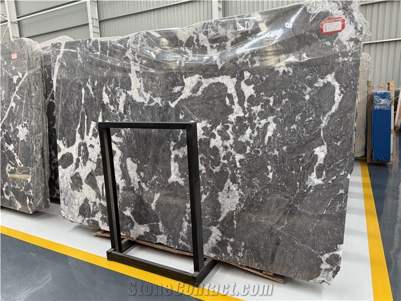 Natural Stone Bulgari Grey Marble Polished Big Slab Tiles