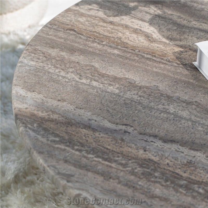 Natural Travertine Living Room Coffee Table