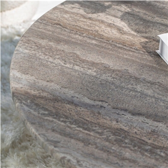 Natural Travertine Living Room Coffee Table