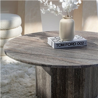 Natural Travertine Living Room Coffee Table