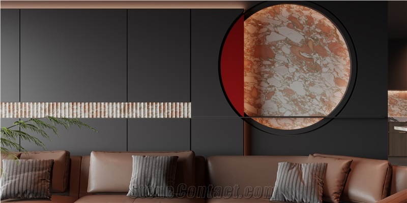 New Arrival Norwegian Rose Marble Slabs