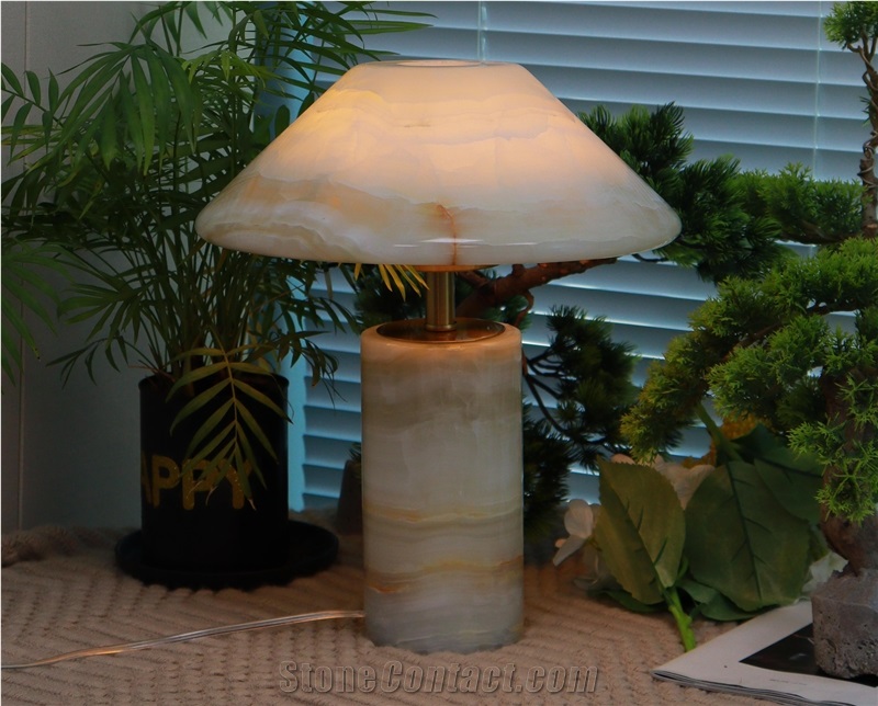 Nordic Style Natural Stone Mushroom Lamp Home Decor Products