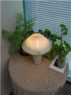 Nordic Style Natural Stone Mushroom Lamp Home Decor Products