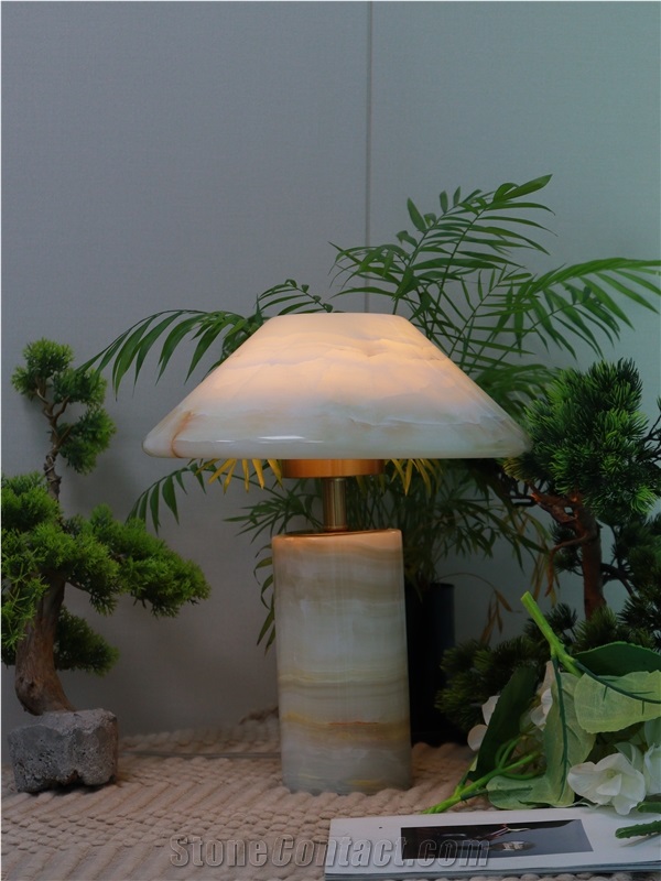 Nordic Style Natural Stone Mushroom Lamp Home Decor Products