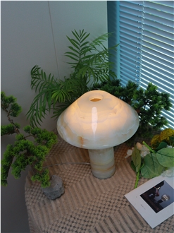 Nordic Style Natural Stone Mushroom Lamp Home Decor Products