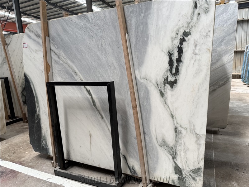 Panda White Marble Slabs For Home Wall And Floor Decoration
