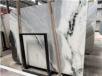 Panda White Marble Slabs For Home Wall And Floor Decoration