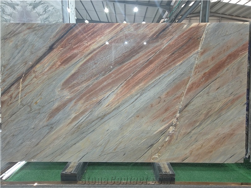 Paradise Blue Quartzite Slabs