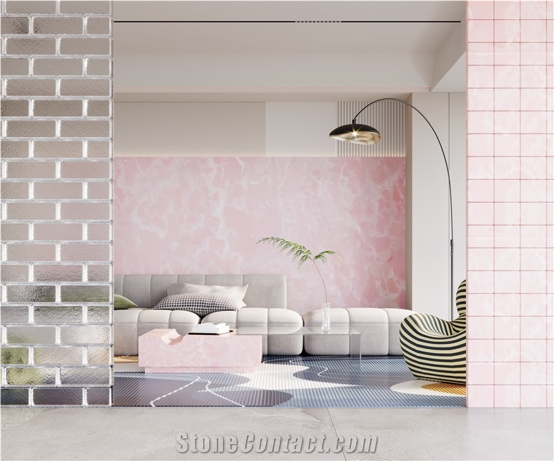 Pink Onyx Slabs