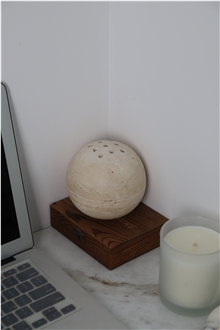 Romano Travertine Spherical Aromatherapy Home Decor Products