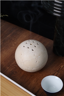 Romano Travertine Spherical Aromatherapy Home Decor Products