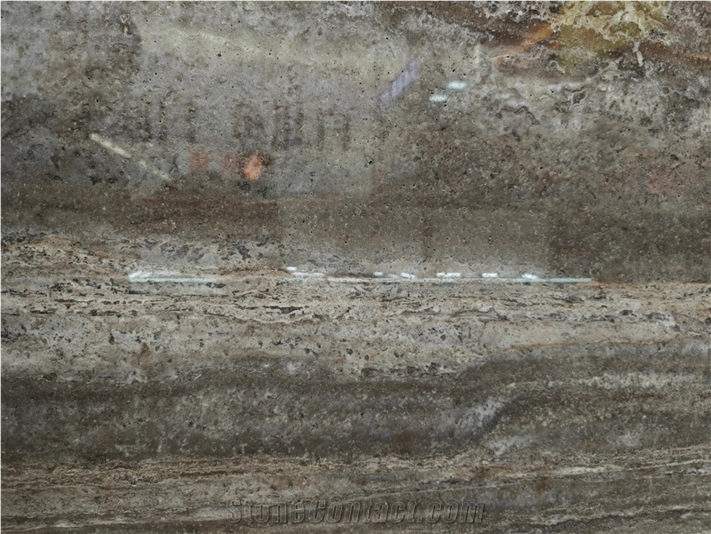 Silver Travertine Slabs