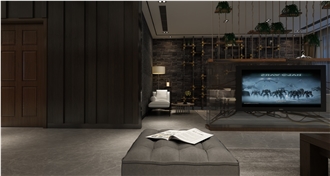 Simple Emperador Gray Marble Slabs For Villa Floor