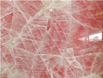 Wholesale Translucent Crystal Pink Onyx Slabs