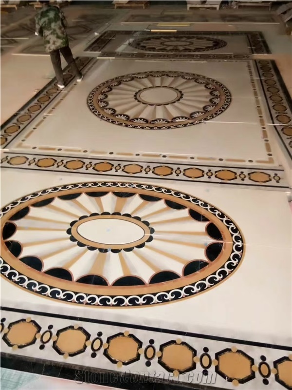 Beautiful Slate Mosaic Medallion Patterns For Garden