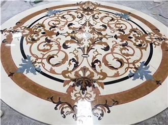 High End Marble Waterjet Inlay Medallion Supplier In China
