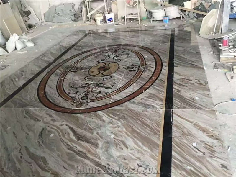 High End Marble Waterjet Inlay Medallion Supplier In China
