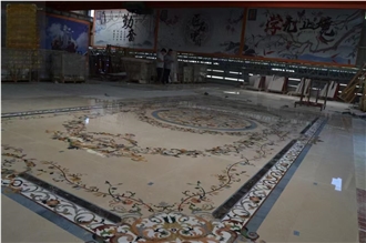 Interior Marble Stone Waterjet Medallions Waterjet Patterns