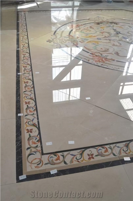 Interior Marble Stone Waterjet Medallions Waterjet Patterns