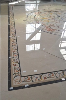 Interior Marble Stone Waterjet Medallions Waterjet Patterns