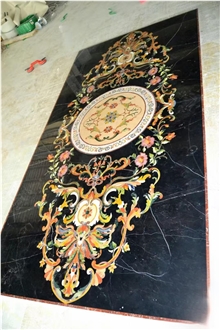 Natural Marble Waterjet Medallion For Backgound Wall Design