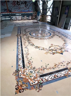Natural Marble Waterjet Medallions Polished Pattern Products Natural Marble Waterjet Medallions Polished Pattern Products