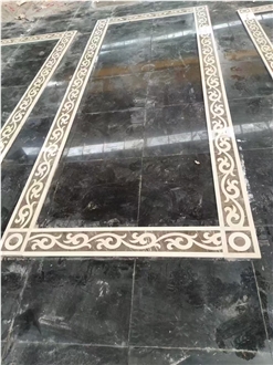Waterjet Natural Marble Medallions Flooring Tiles Design