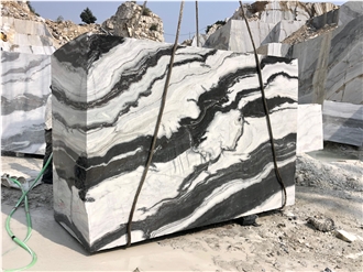 Panda White Marble Blocks