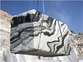 Panda White Marble Blocks