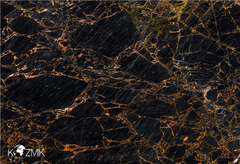 Nero Dorato Marshall Marble Slabs