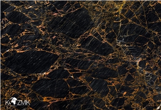 Nero Dorato Marshall Marble Slabs