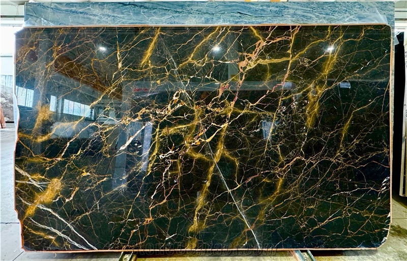 Nero ST Laurent Marble Slabs