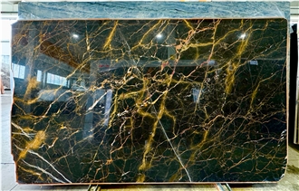 Nero ST Laurent Marble Slabs