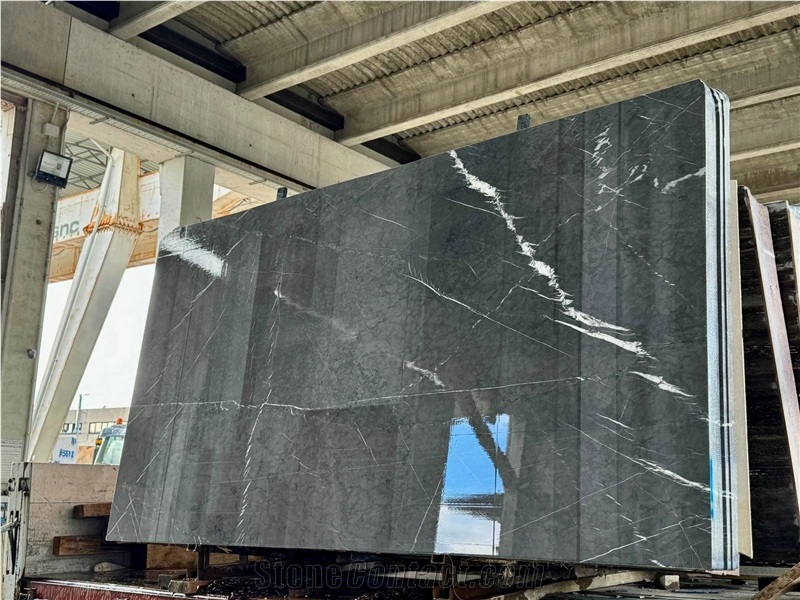 Pietra Grey Marble Slabs