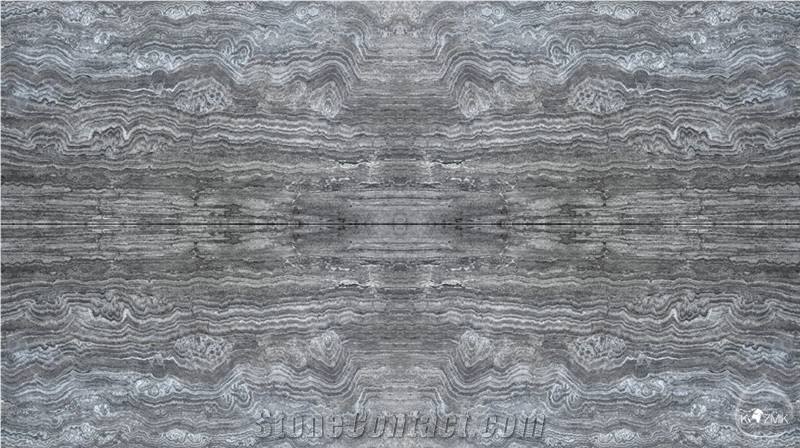 Silver Travertine Slabs
