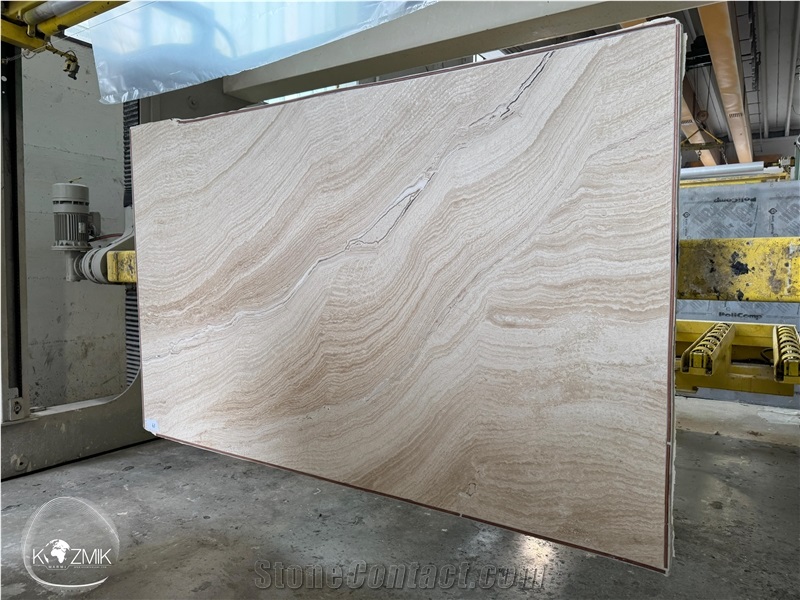 Travertino Bianco Slabs