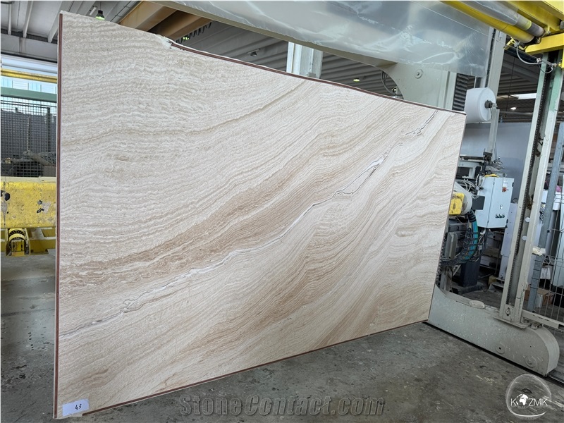 Travertino Bianco Slabs