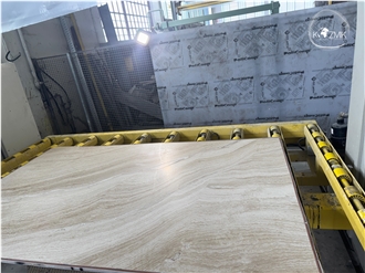 Travertino Bianco Slabs