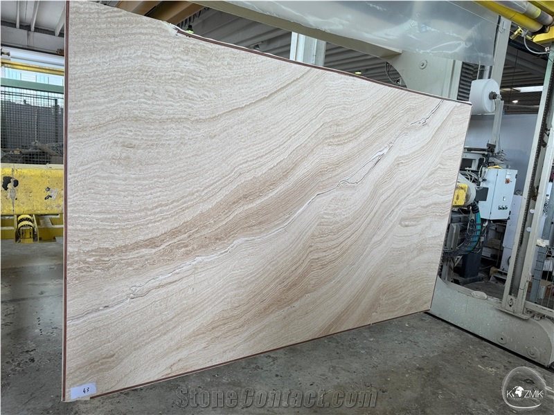 Travertino Bianco Slabs
