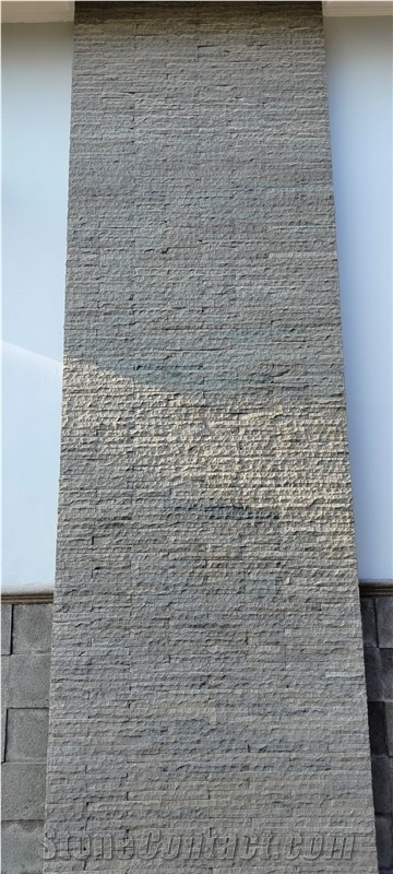 Batu Andesite Susun Sirih Wall Cladding Panels