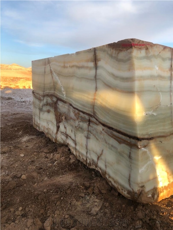 Iran White Onyx Blocks