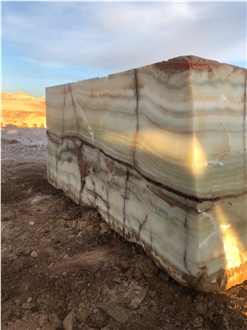 Iran White Onyx Blocks