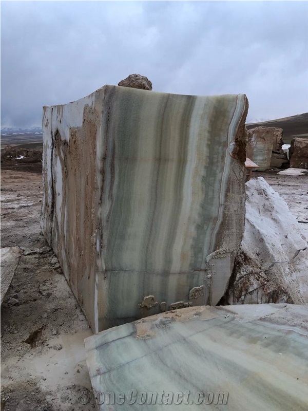 Iran White Onyx Blocks