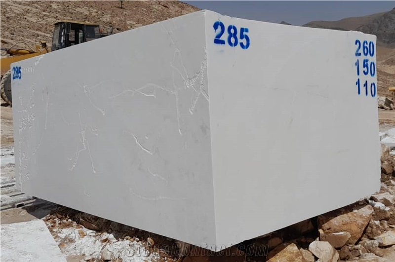 Afghan Herat White Marble Rough Blocks