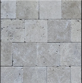 Light Travertine Terrace Tile 15X15x3cm