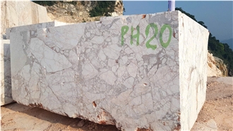 Vietnam Calacatta Red Marble Blocks