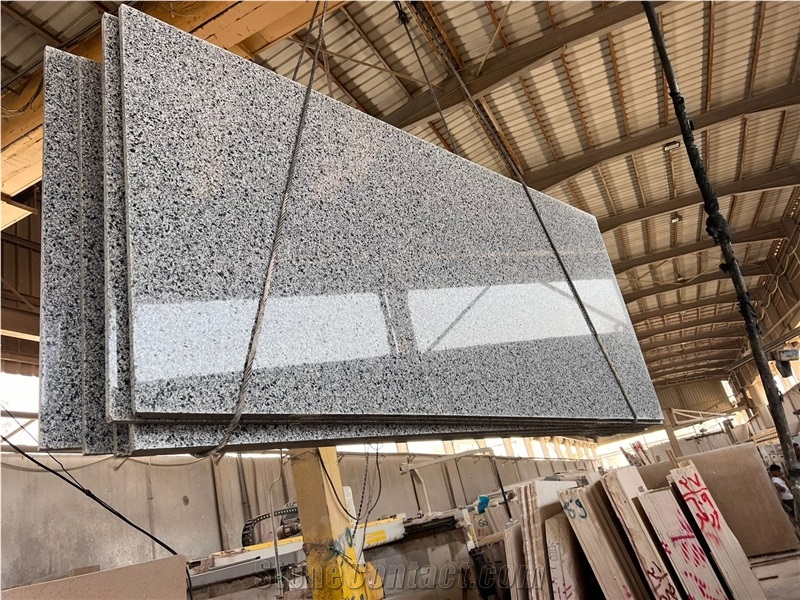 Bianco Alaky Granite  Slabs