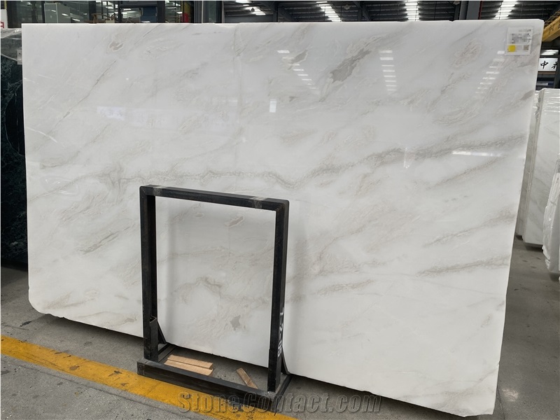 Africa Royal White Jade Marble Polished Slabs For Wall Tiles