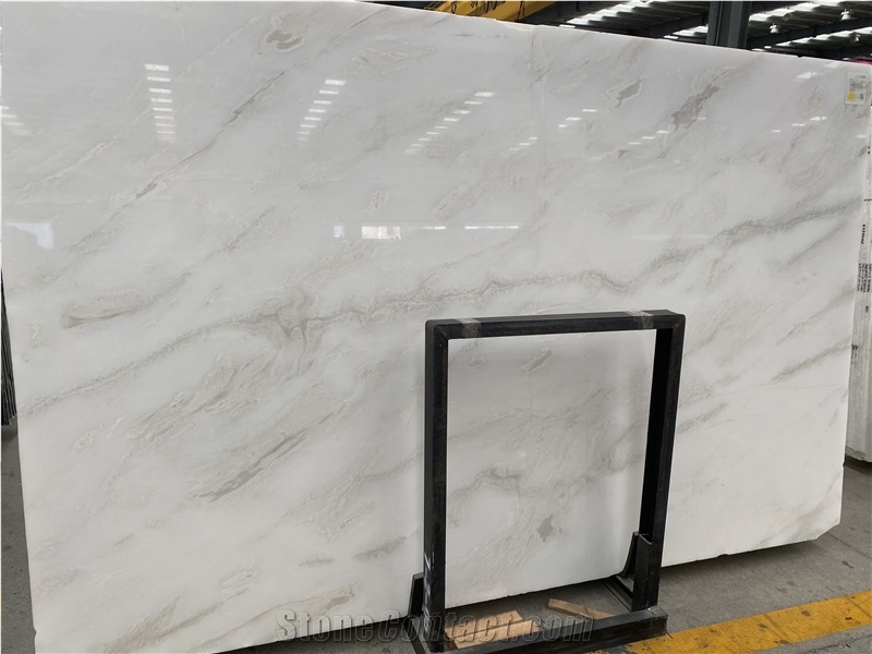 Africa Royal White Jade Marble Polished Slabs For Wall Tiles