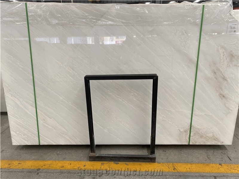 Africa Royal White Jade Marble Polished Slabs For Wall Tiles